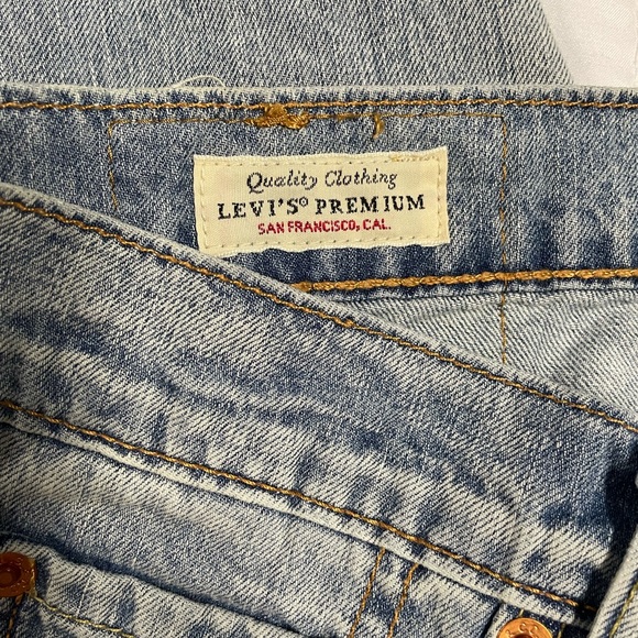 Levi’s premium denim 511 jeans men’s 29/30 light wash performance bootcut/slim - Picture 7 of 13